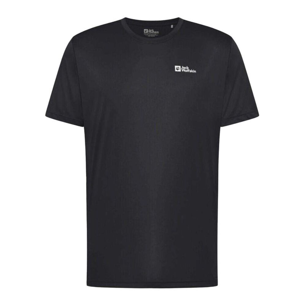 Jack Wolfskin Mens Tech Logo T-Shirt / Phantom